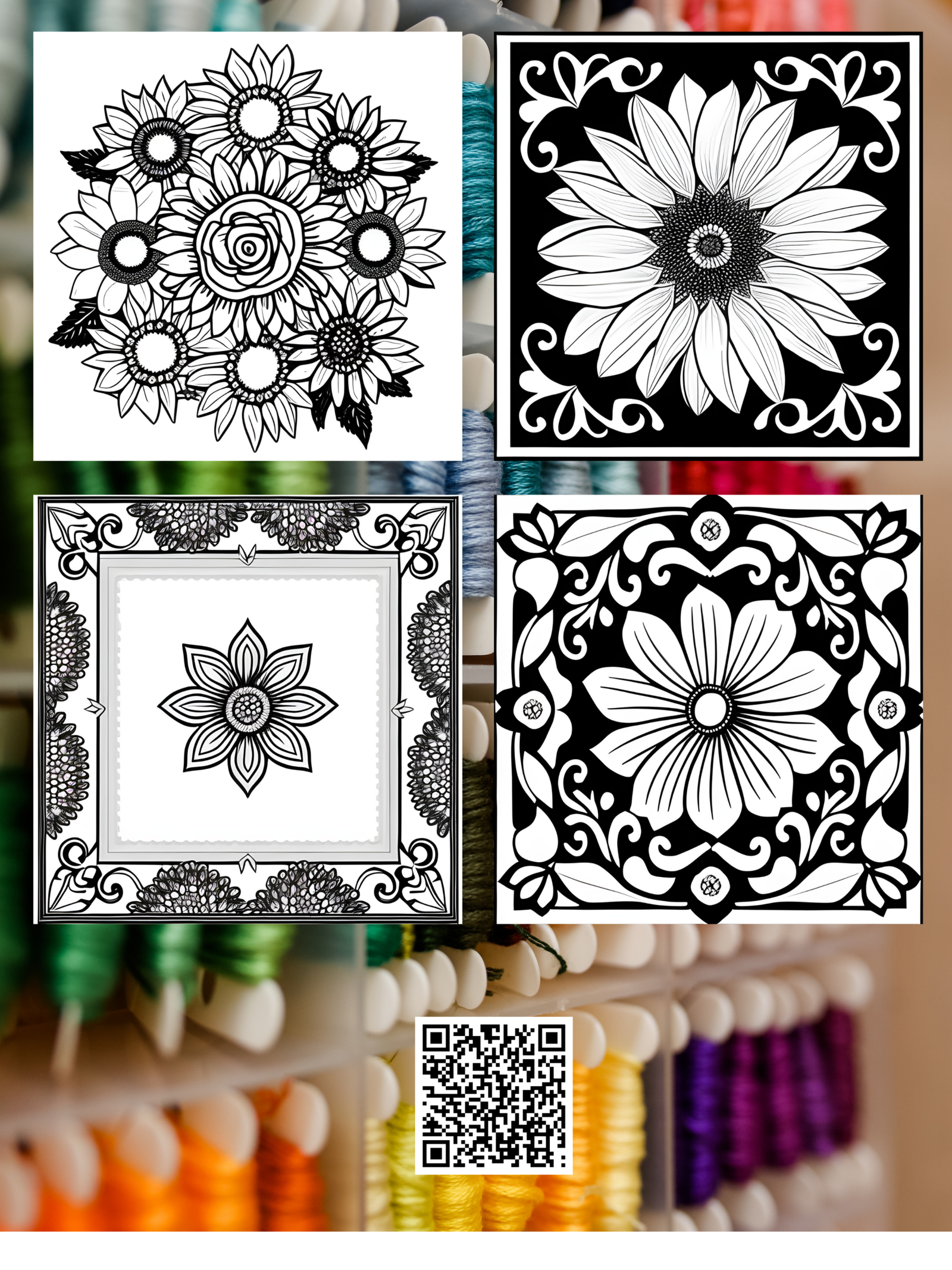 Lovely Flowers Embroidery Pattern Book | Hardcover Digital Download - Image 3